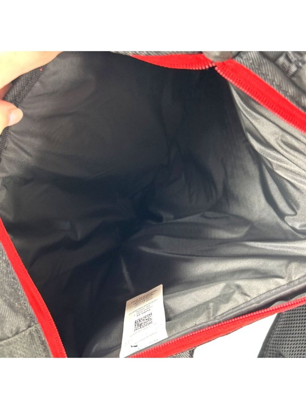 Puma Mercedes Benz Laptop Backpack Black Red Drawstring Dura Base Bag - Picture 8 of 9